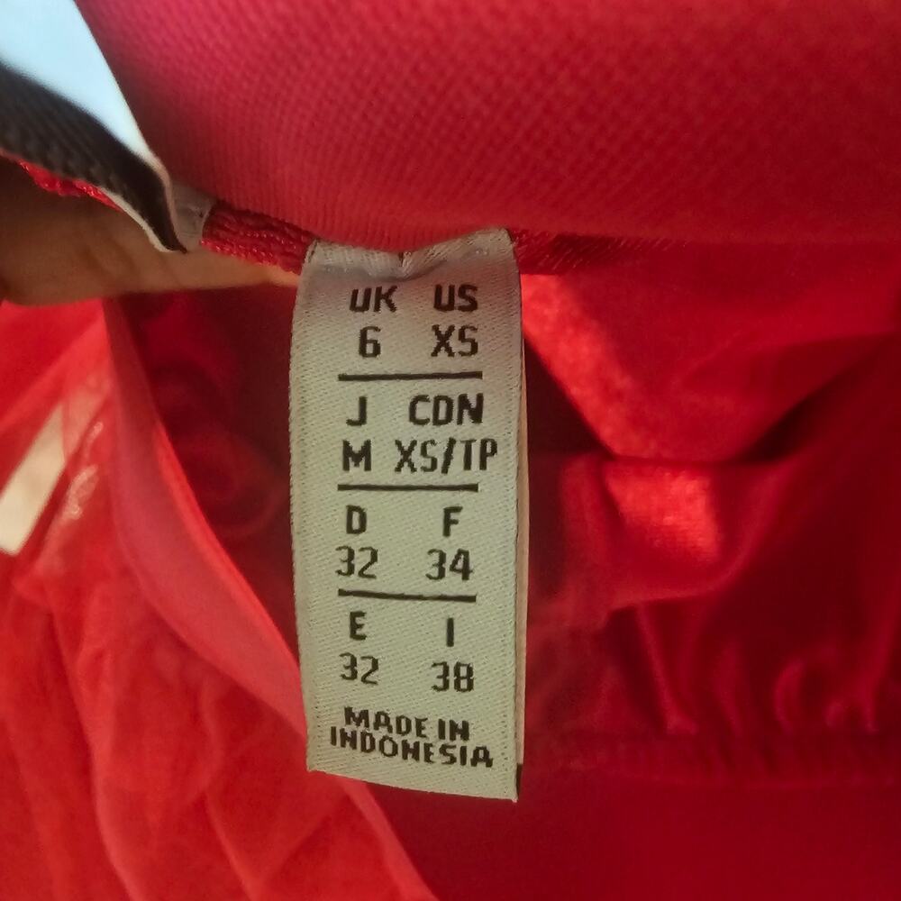 Adidas Originals Red Tulle Skirt Size XS - Picture 7 of 9